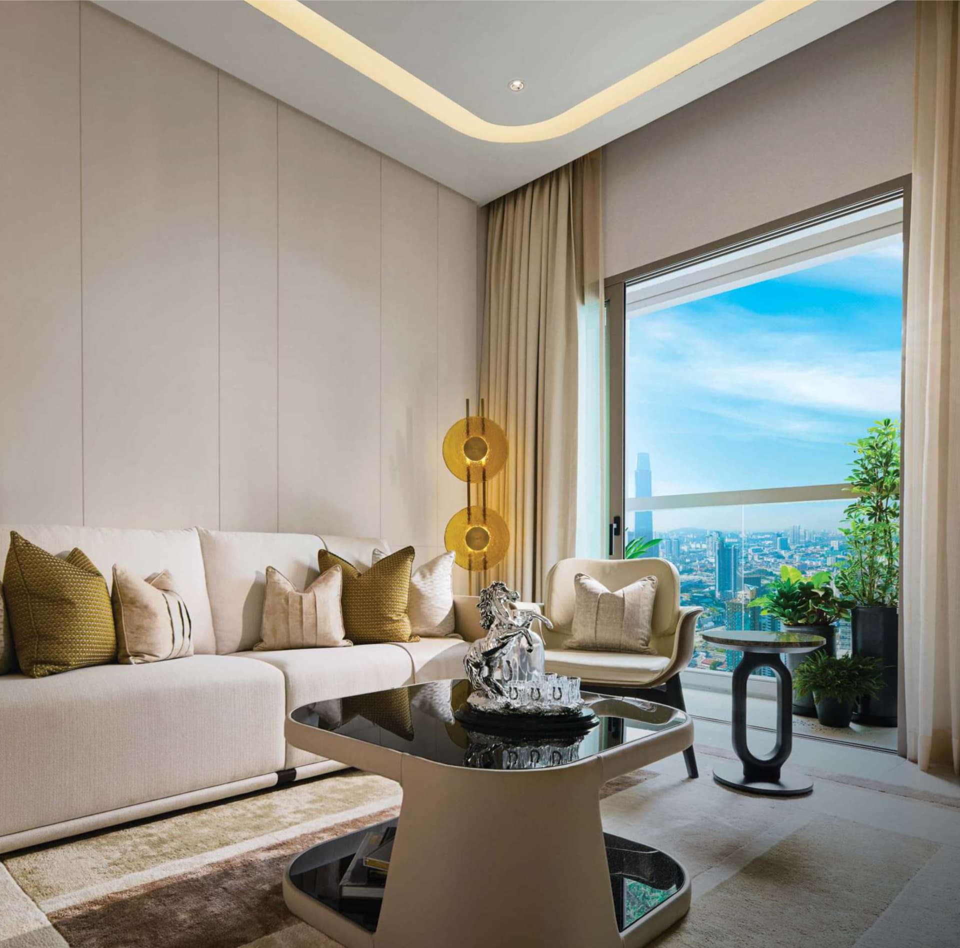 Living room at Pavilion Square Kuala Lumpur