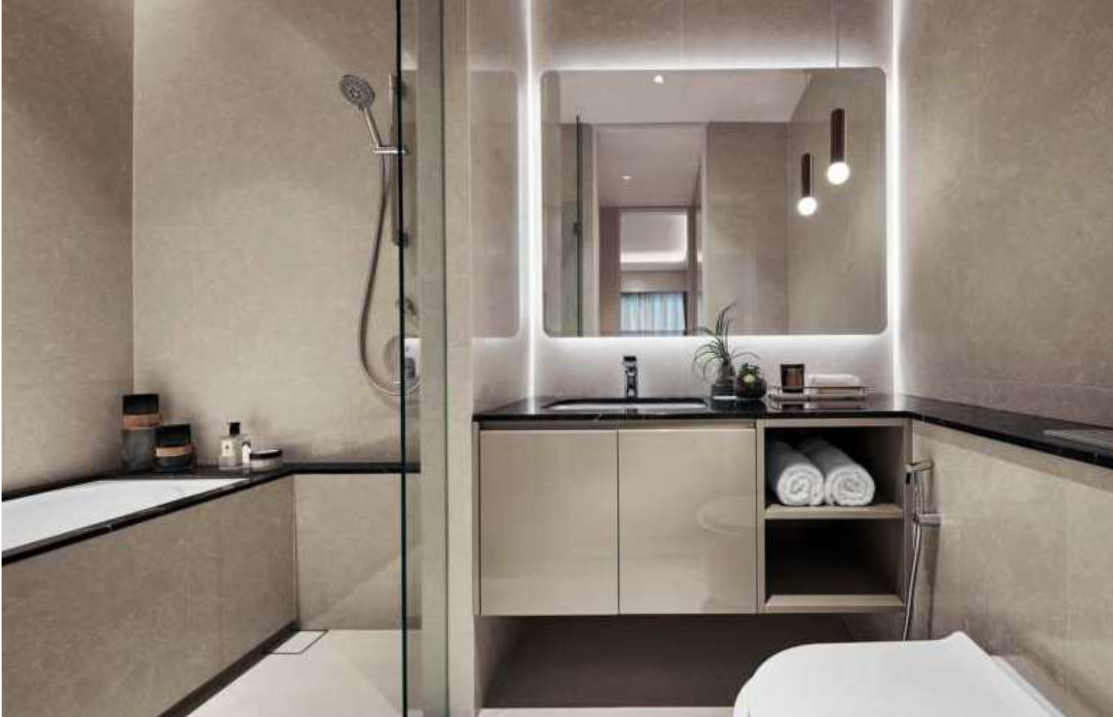 Bathroom at Pavilion Square Kuala Lumpur
